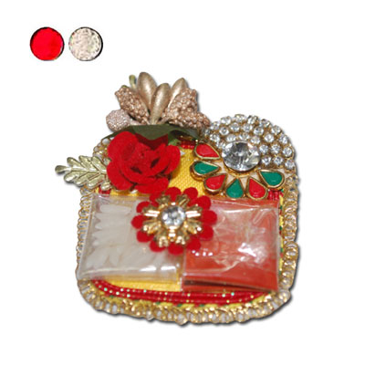 "12 mixed roses in a vase , 500gms of assorted sweets - Click here to View more details about this Product